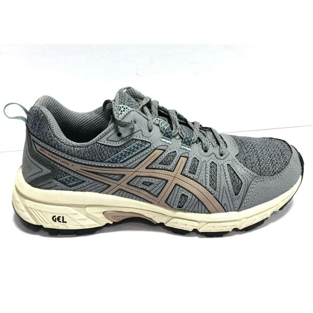 Asics Women’s Gel Venture 7, Gray Running Shoes, Size 6.5 M.